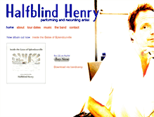 Tablet Screenshot of halfblindhenry.com